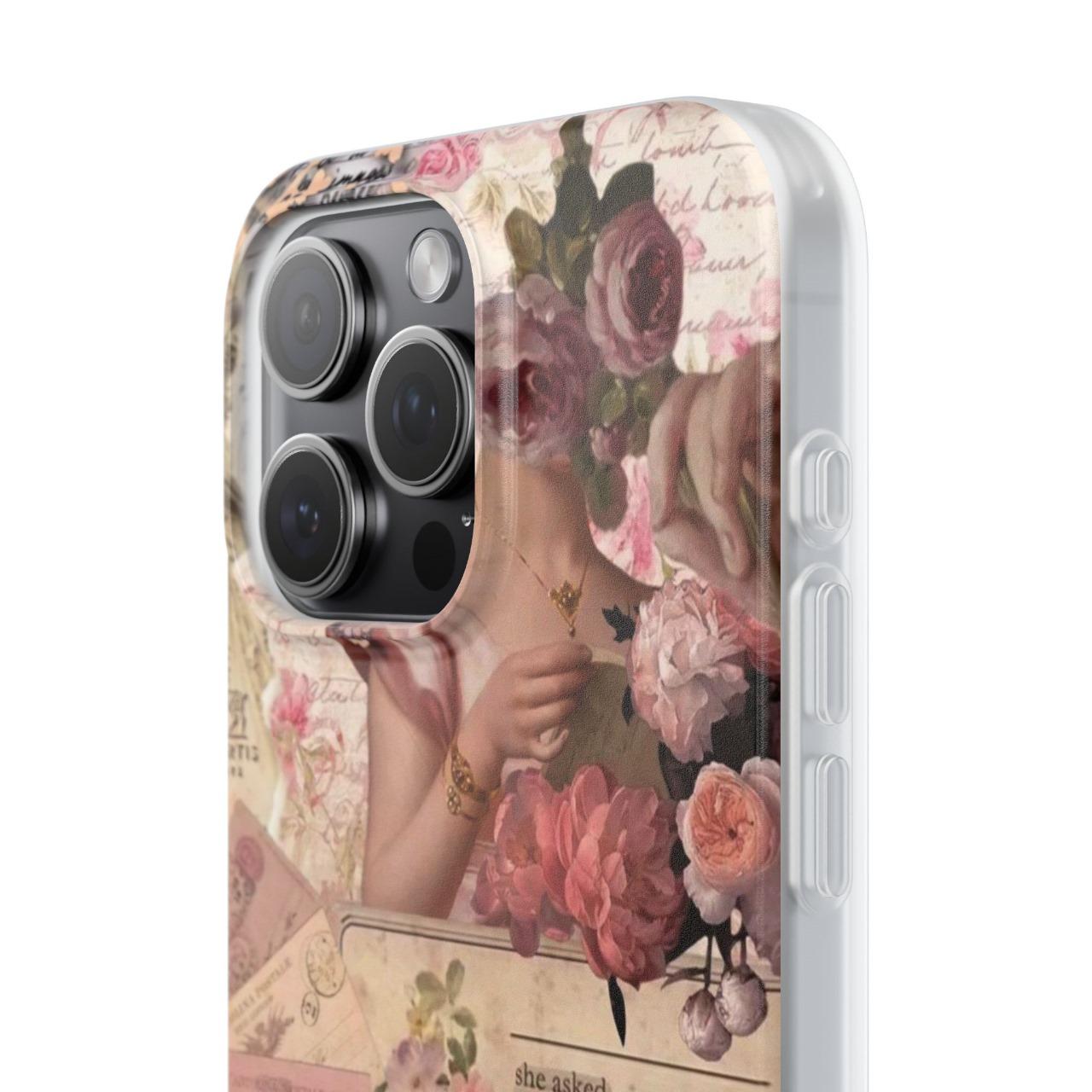 Flower Patterned Custom Phone Case