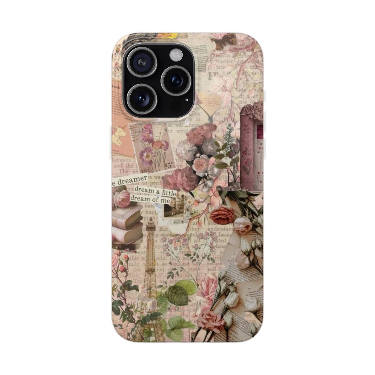 Flower Patterned Custom Phone Case