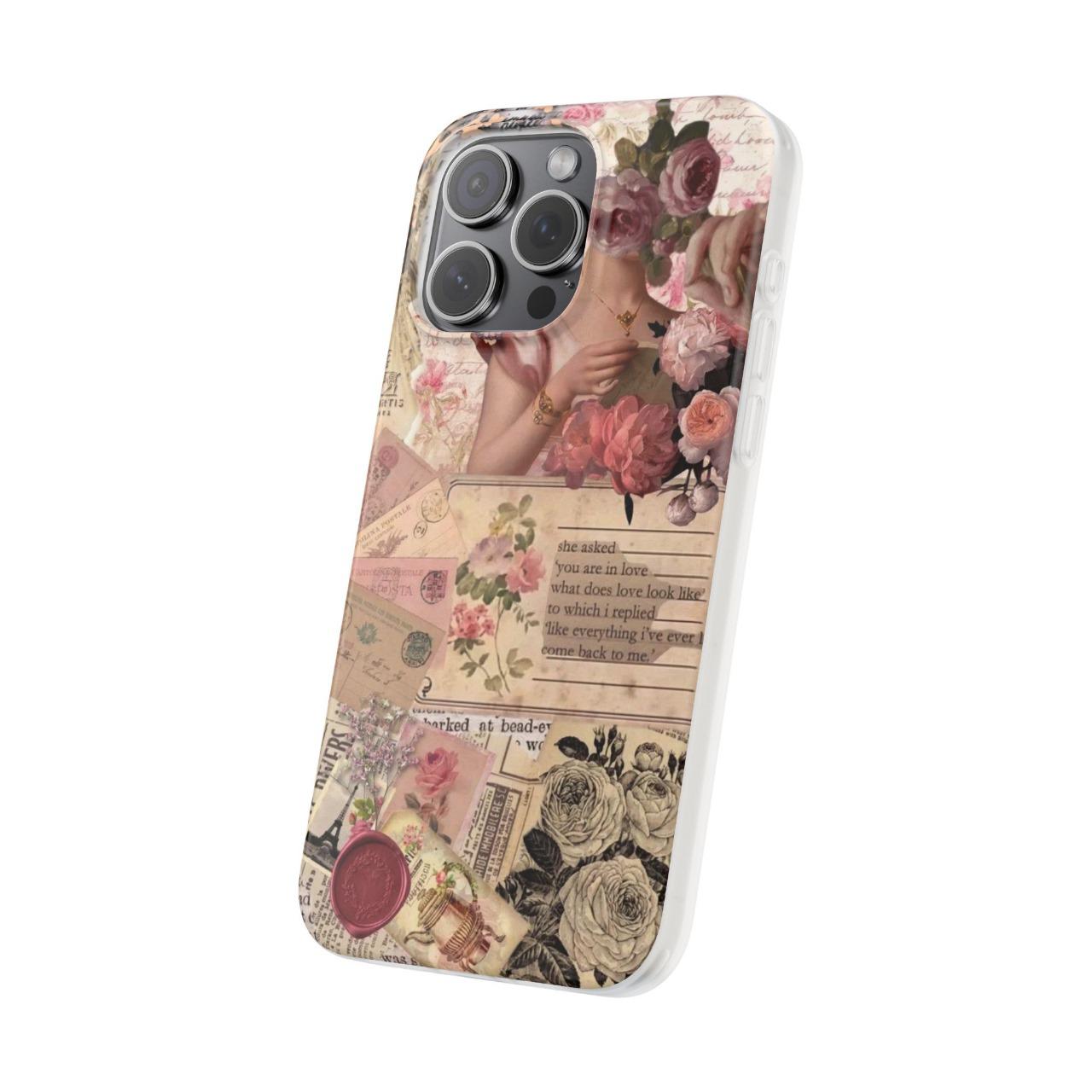 Flower Patterned Custom Phone Case