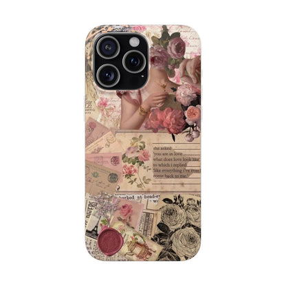 Flower Patterned Custom Phone Case