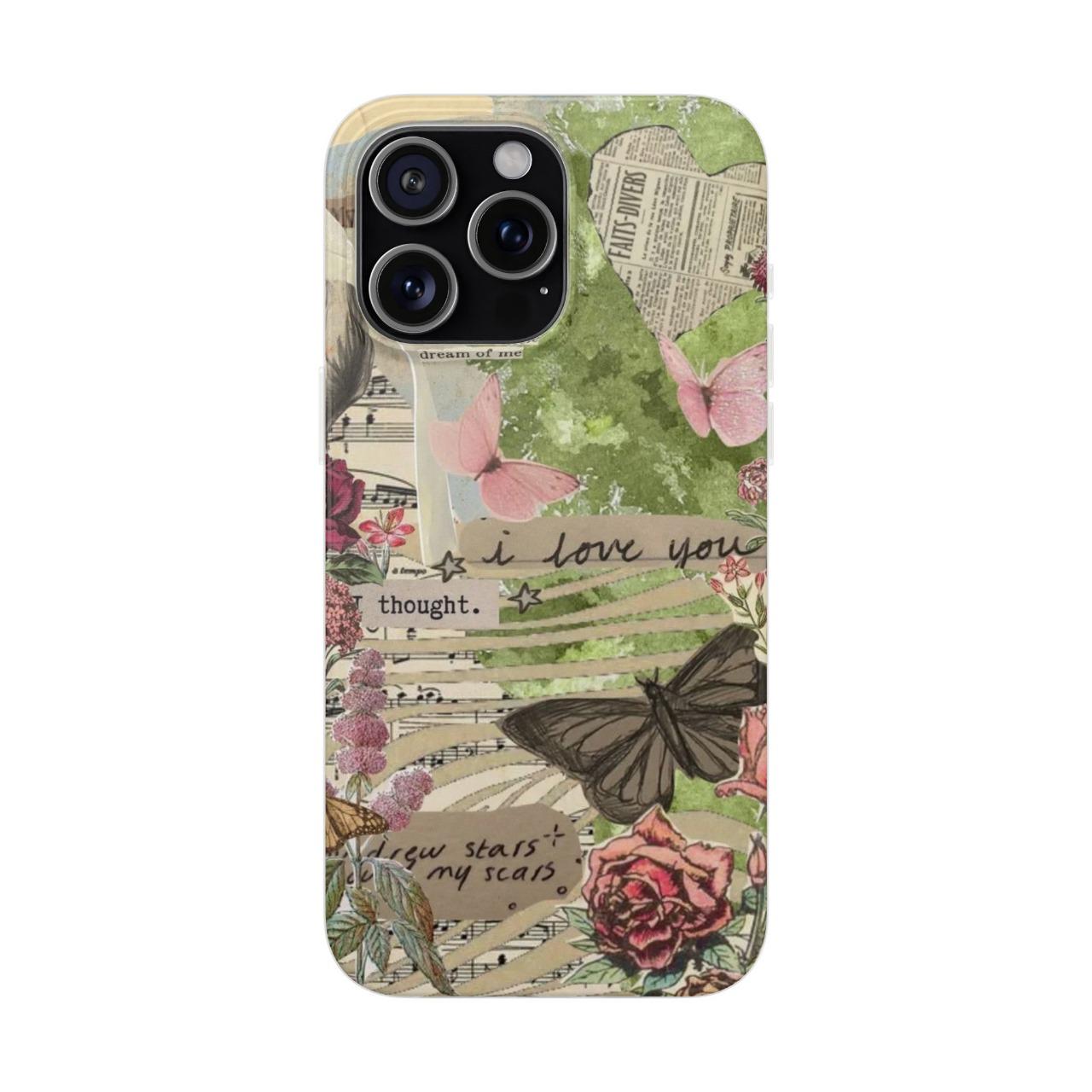 Flower Patterned Custom Phone Case