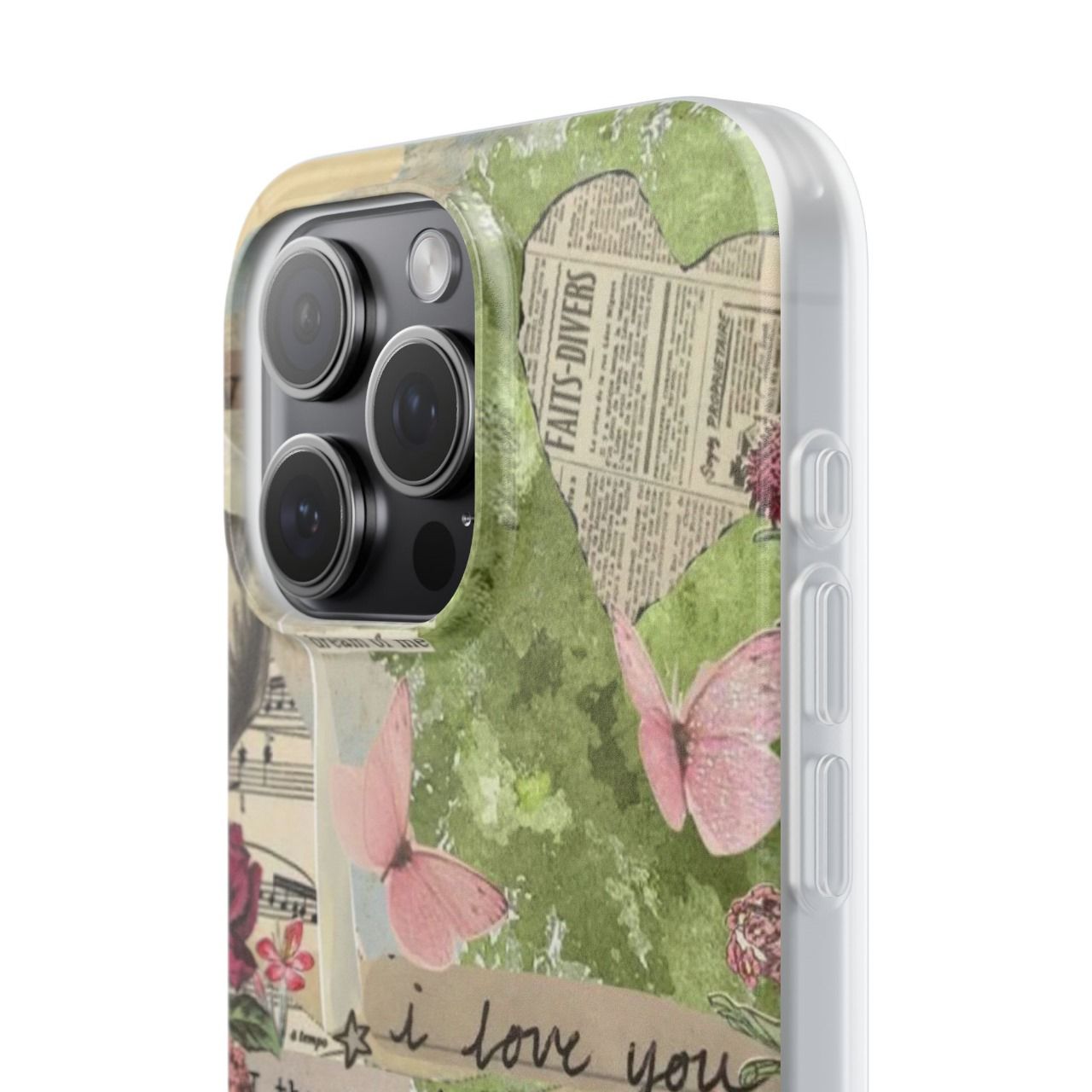 Flower Patterned Custom Phone Case