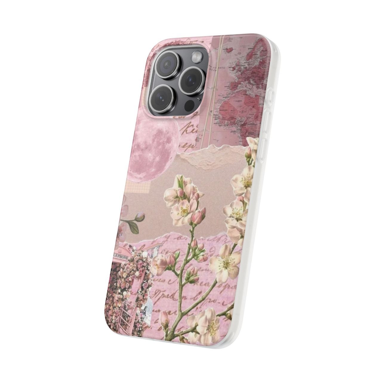 Flower Patterned Custom Phone Case