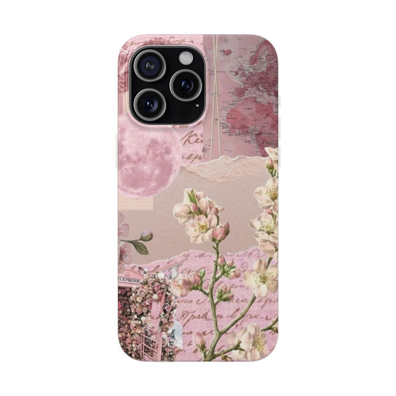 Flower Patterned Custom Phone Case