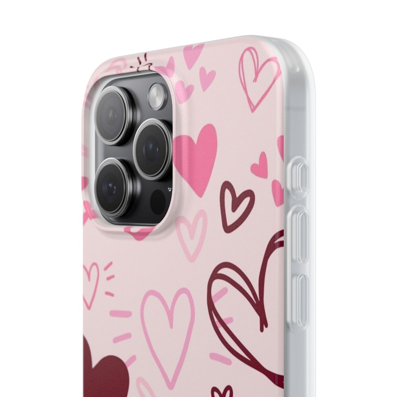 Heart Patterned Custom Phone Case