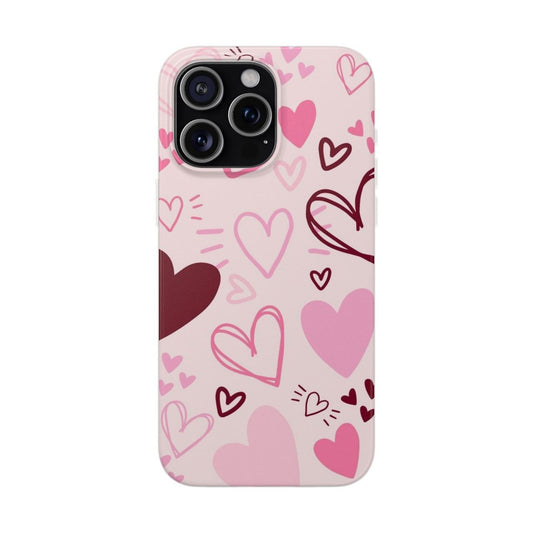 Heart Patterned Custom Phone Case