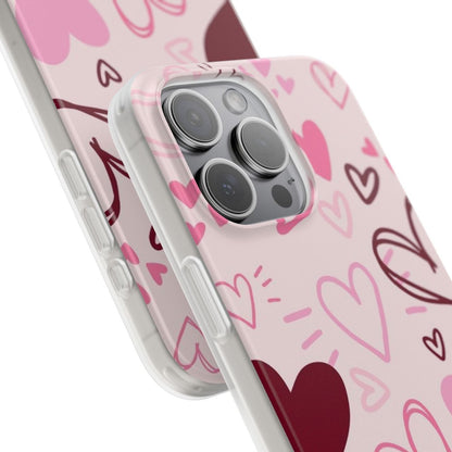 Heart Patterned Custom Phone Case