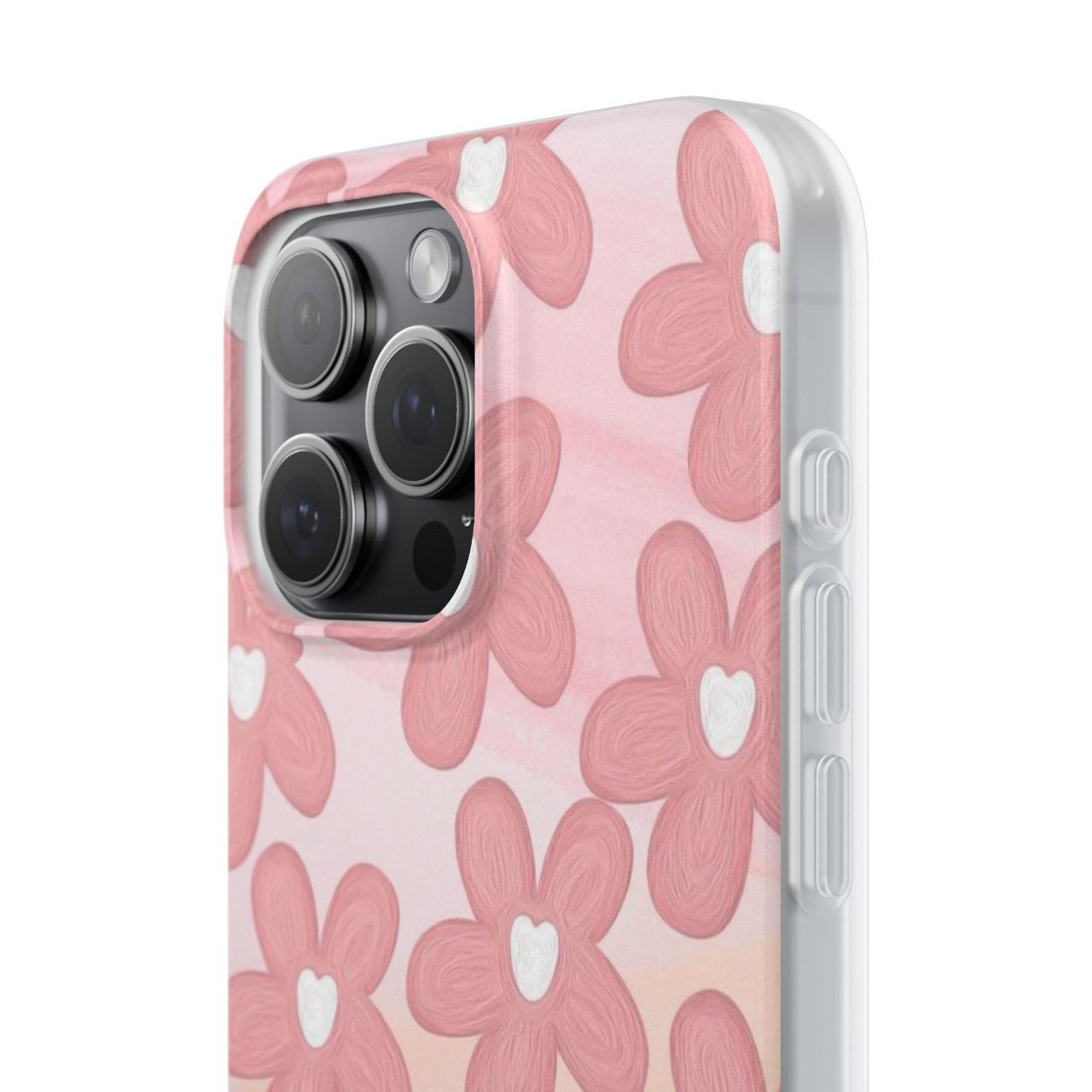 Flower Patterned Custom Phone Case