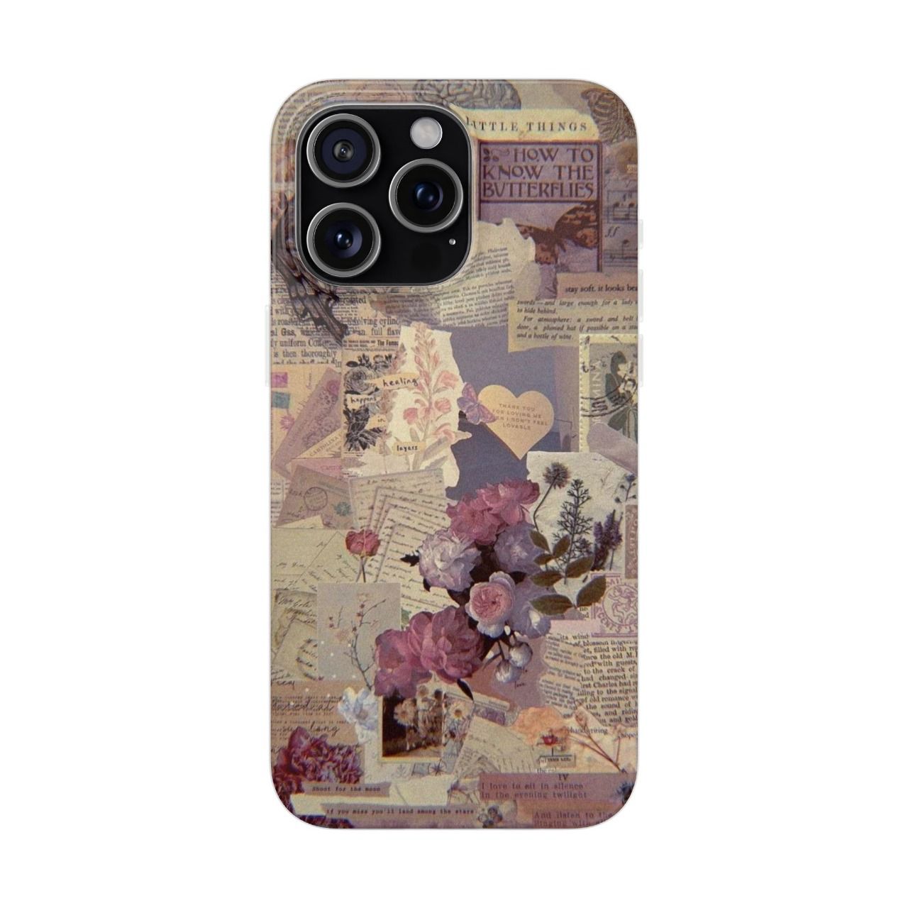 Flower Patterned Custom Phone Case