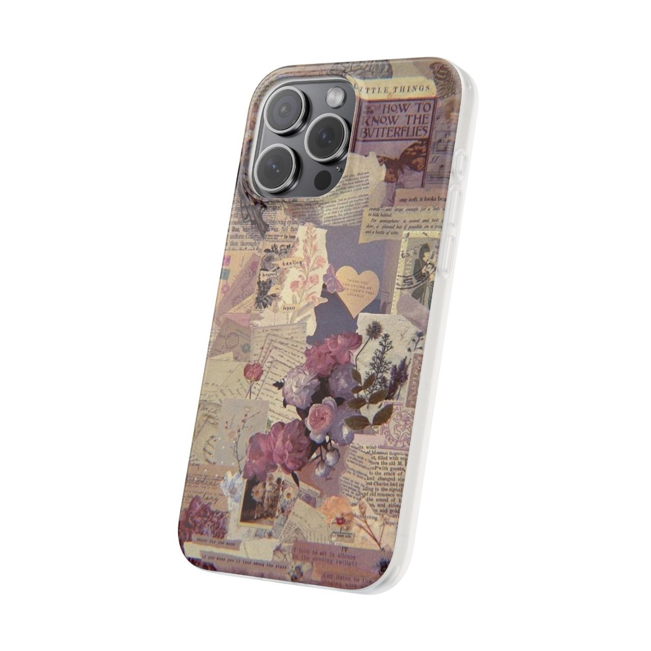 Flower Patterned Custom Phone Case