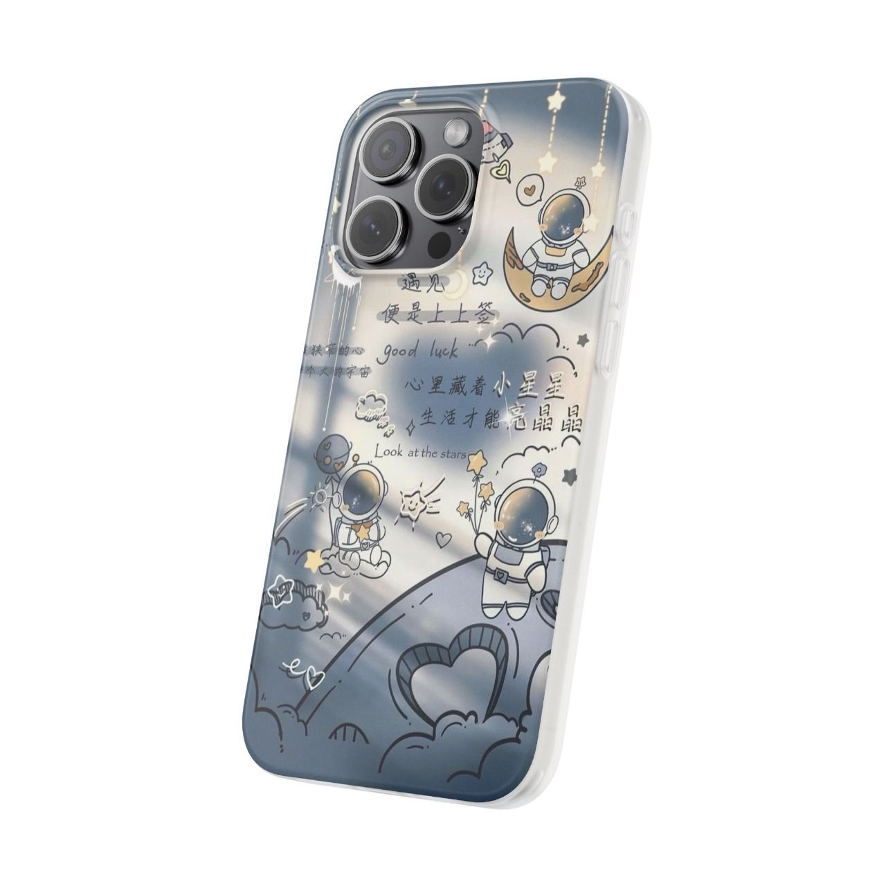 Blue Patterned Custom Phone Case