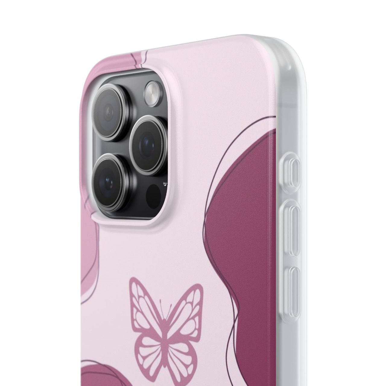 Butterfly Patterned Custom Phone Case