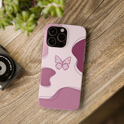 Butterfly Patterned Custom Phone Case