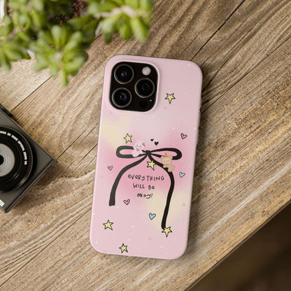 Pink Patterned Custom Phone Case