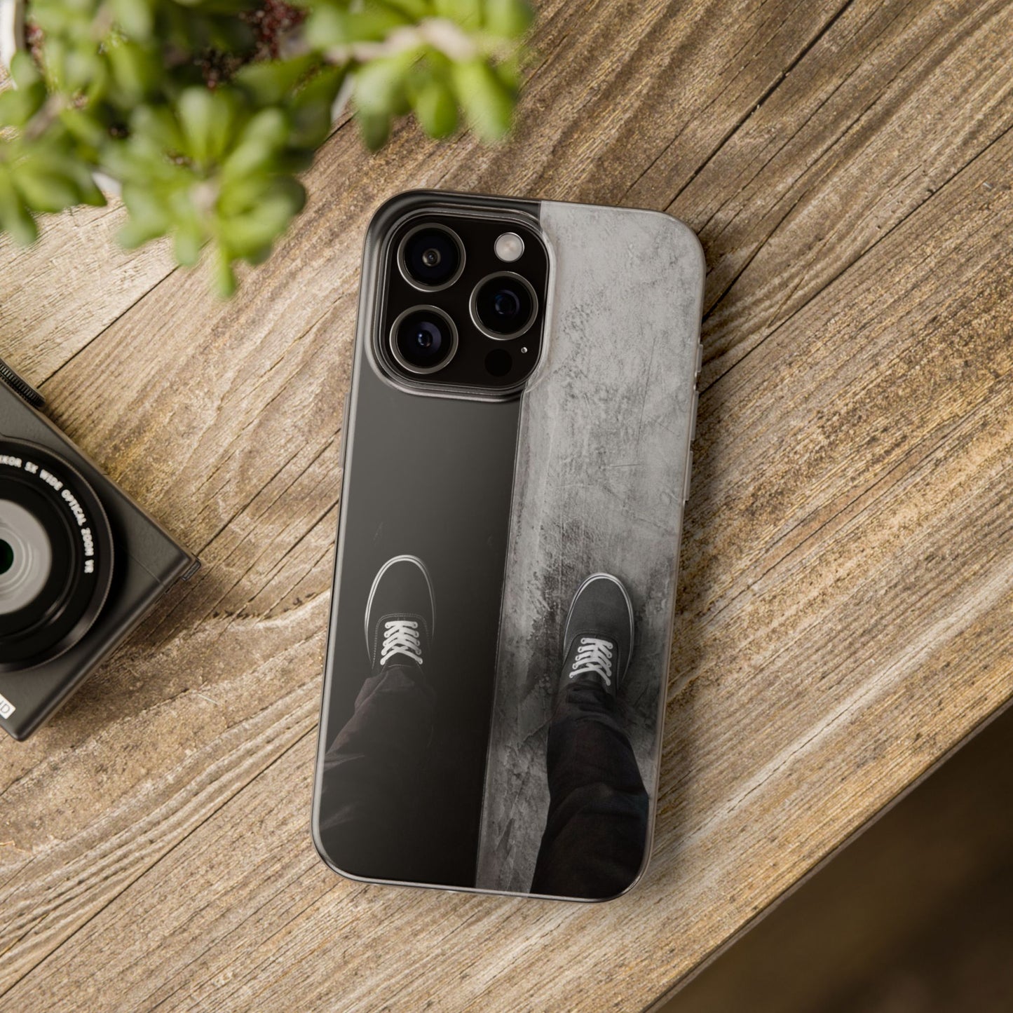 Black and Grey Aesthetic PhoneCase