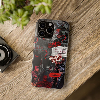 Batman - I'm Vengeance - Animated College Custom Phone Case