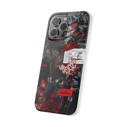 Batman - I'm Vengeance - Animated College Custom Phone Case